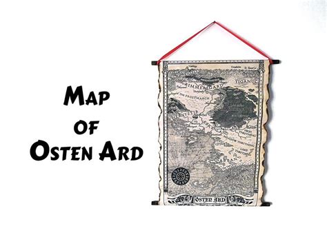 Map of Osten Ard Memory Sorrow and Thorn Map Tad Williams - Etsy ...