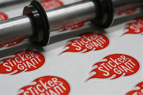 Logo Sticker Printing | Flaming StickerGiant logo stickers r… | Flickr