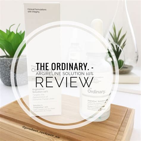 The Ordinary. – Argireline* Solution 10% Review | The ordinary argireline, Argireline, Skin facts