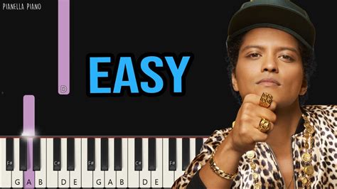 Bruno Mars - It Will Rain | EASY Piano Tutorial by Pianella Piano - YouTube