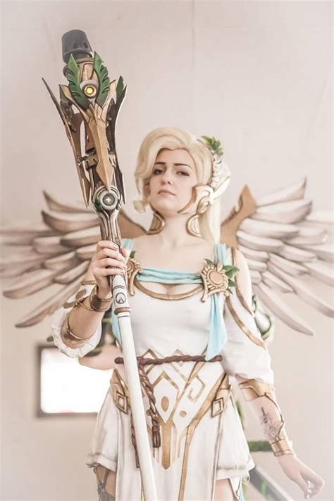 Mercy Cosplay | Genji cosplay, Overwatch cosplay, Winged victory