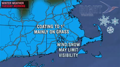 First snow accumulation map of the season - Right Weather LLC