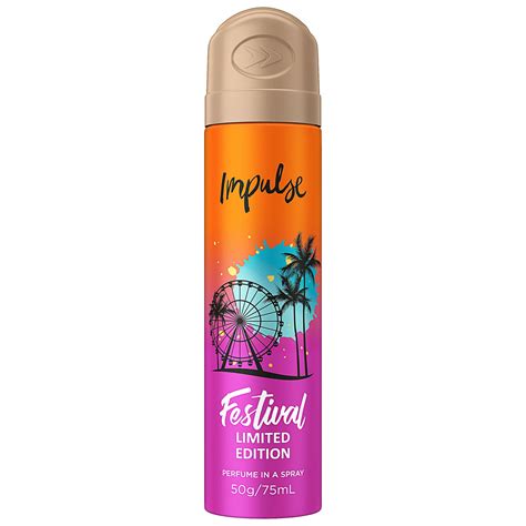 Impulse Body Spray Festival 50g – The Reject Shop