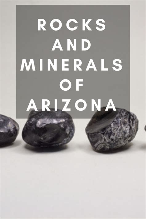 A List of Minerals and Gemstones Found In ARIZONA! | Arizona rocks, Rocks and minerals, Arizona