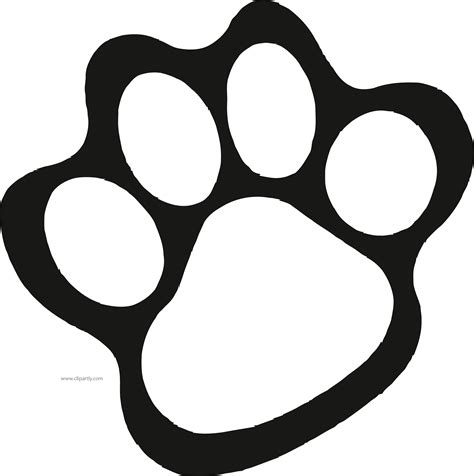 Clip art Paw Openclipart Free content Vector graphics - paw print white png download - 4373*4394 ...