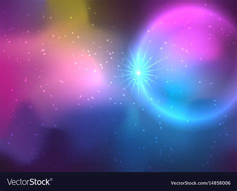 Galaxy background in deep colors Royalty Free Vector Image