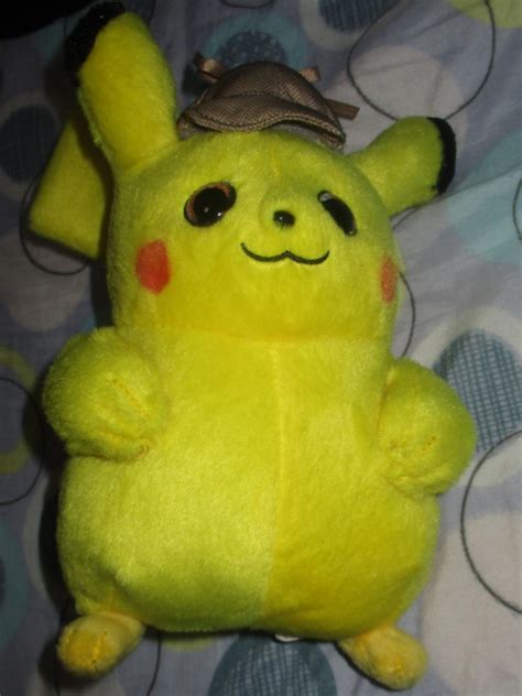 Detective pikachu plushie, Hobbies & Toys, Toys & Games on Carousell