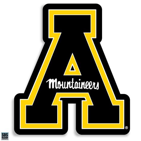 Appalachian Black "A" Vinyl Decal – Ultimate Sports Apparel