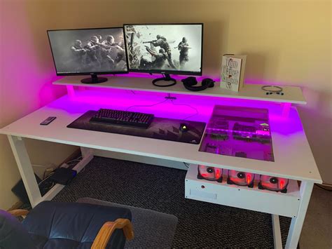 Just finished my custom desk PC : r/battlestations