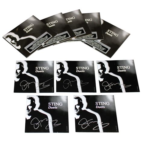 Sting – CD + Signed Card – Duets – SignedForCharity