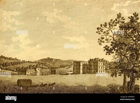 Clearwell Castle 1775 Stock Photo - Alamy