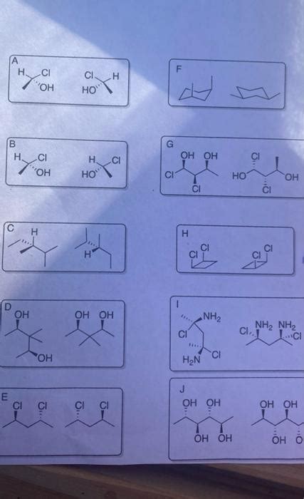 Solved label each as diastereomers, enantiomers, meso or | Chegg.com