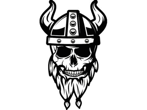 Viking Skull Vector at GetDrawings | Free download