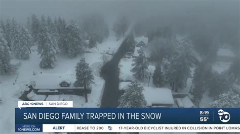 San Diego family trapped in San Bernardino Mountains snow