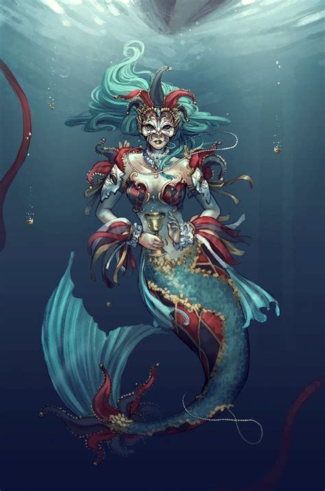 Masquerade Mermaid by DreamerWhit.deviantart.com on @DeviantArt ...