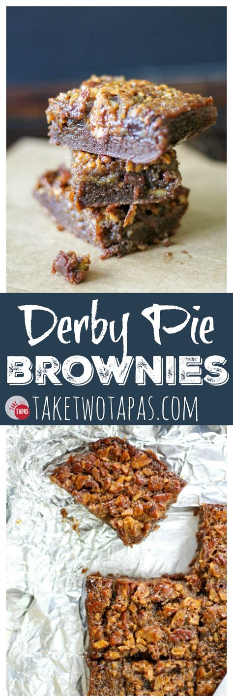 Derby Pie Brownies - A Derby Week Treat To Satisfy At Your Hat Parties