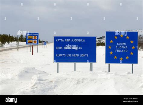 Finland Norway Border Stockfotos und -bilder Kaufen - Alamy