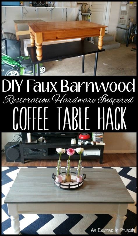 DIY Barnwood Coffee Table - An Exercise in Frugality