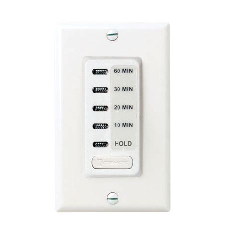 Intermatic 15-Amp In-Wall Digital Auto Shut-Off Timer-EI210W - The Home Depot