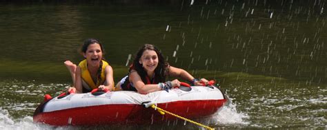 Lake Tubing at Camp Saginaw