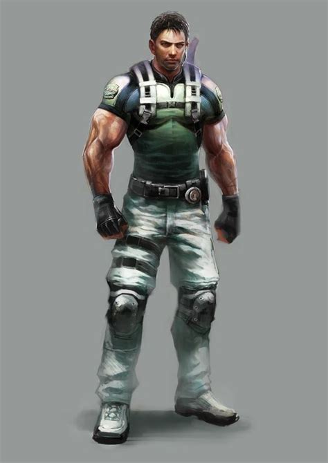 Chris Redfield art concept RE5 | Resident evil video game, Redfield, Resident evil game