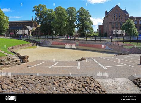 Roman amphitheatre, Chester, Cheshire, England, UK Stock Photo - Alamy