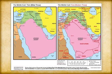 Map Of Middle East In Bible Times