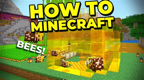 Bee farm minecraft design