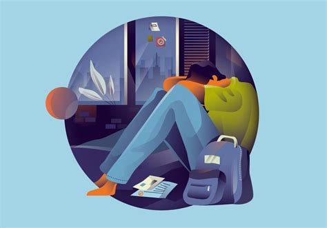 Teenager Depression Mental Health Vector Illustration 542196 Vector Art at Vecteezy