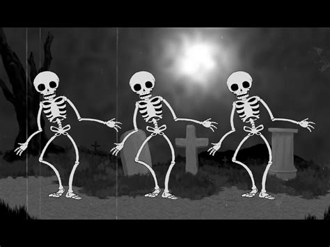 Free Halloween Wallpapers - mmw blog: Dancing Skeleton Wallpapers