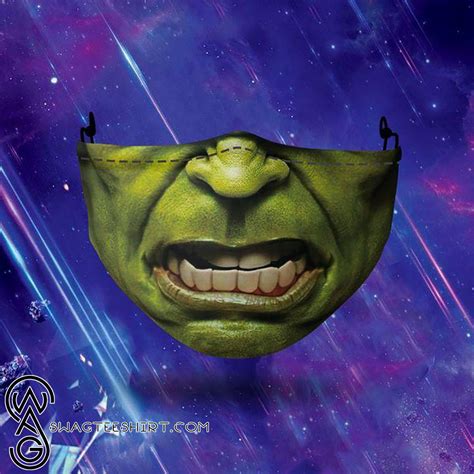 [special edition] halloween hulk all over printed face mask