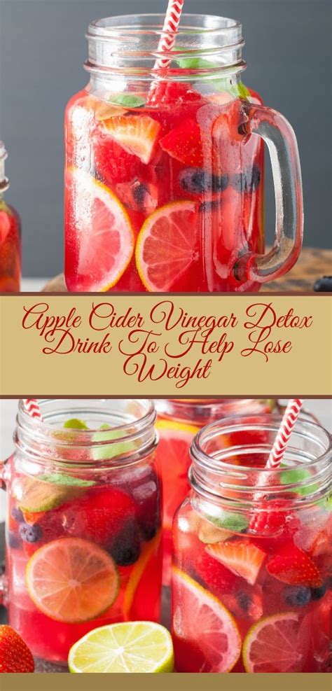 Apple Cider Vinegar Detox Drink To Help Lose Weight - All delicious Recipe