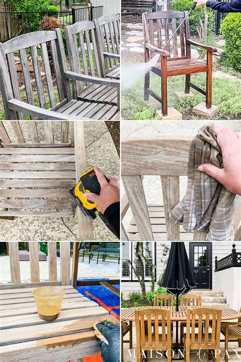 How to Restore Teak Furniture - Maison de Pax | Teak garden furniture ...