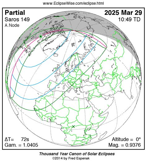 Partial Solar Eclipse of 2025 Mar 29