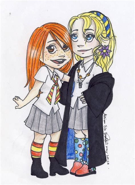 Ginny and Luna by miriamartist on DeviantArt