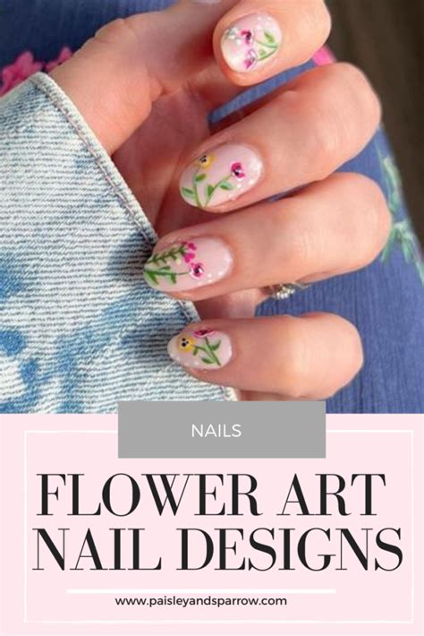 Flower Nail Designs For Short Nails | Best Flower Site