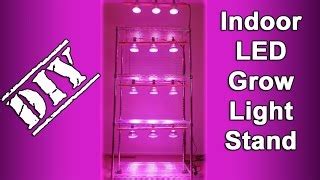 indoor plant stand with grow light - Woodworking Challenge