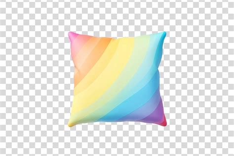 Rainbow Throw Pillow 4 Isolated Graphic by Whimsy Girl · Creative Fabrica