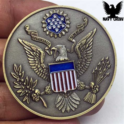 Great Seal Of The United States US Navy Challenge Coin