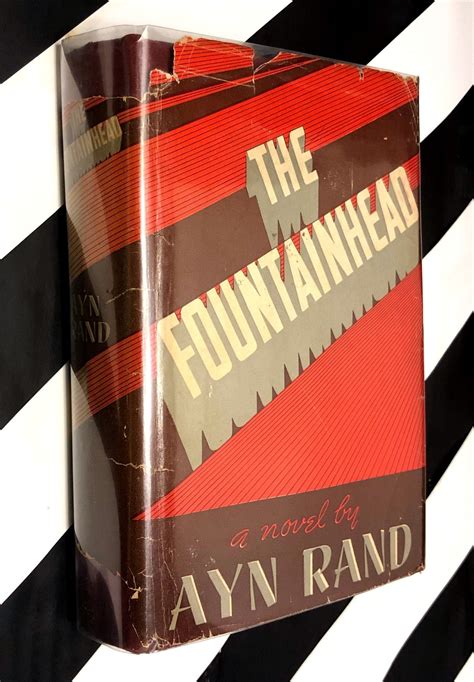 The Fountainhead by Ayn Rand 1943 hardcover book | Etsy