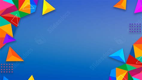 Business Triangle Abstract Creative Blue Geometric Powerpoint Background For Free Download ...