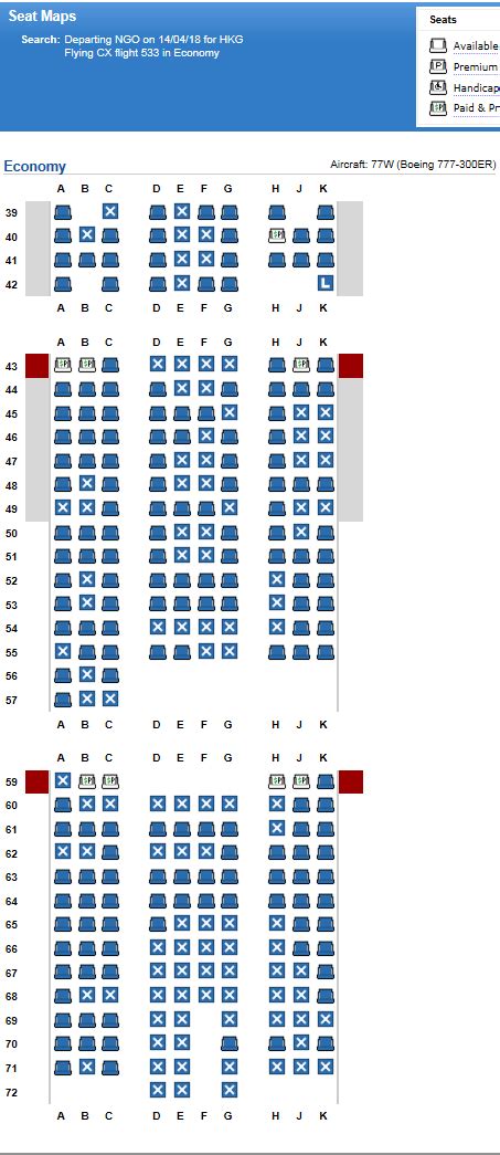 Cathay Pacific 777 Business Cl Seat Map - Bios Pics