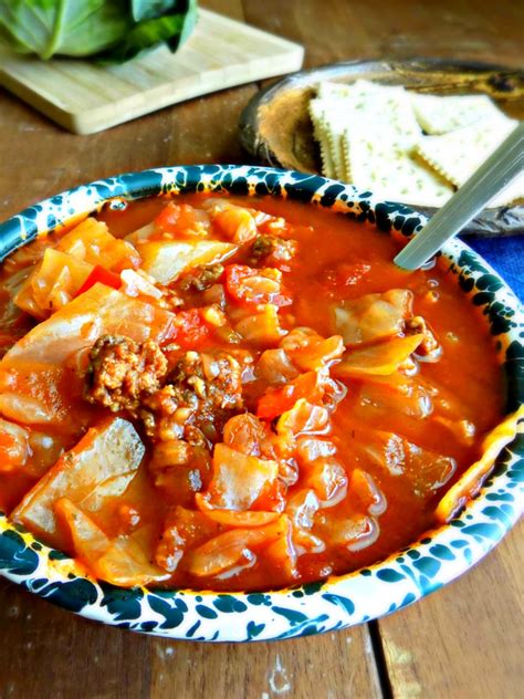 Stuffed Cabbage Soup - My Homemade Roots