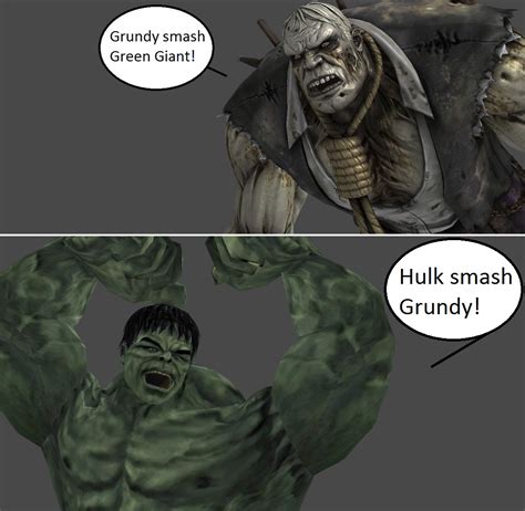 Injustice: Solomon Grundy vs Hulk by xXTrettaXx on DeviantArt