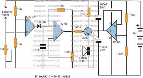 Hobby Electronic Circuits: Rain Sensor