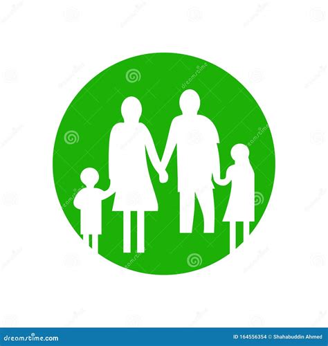 Happy Family Logo Design Template. Vector Illustration Stock Vector ...