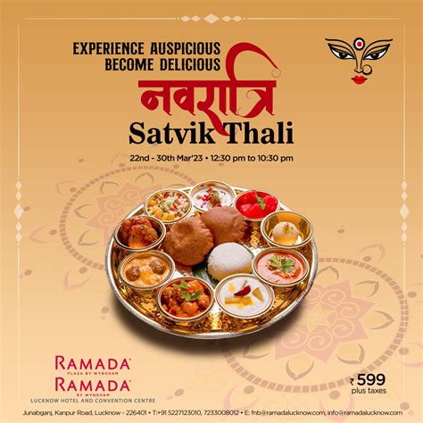 Relish the Perfect Navratri Thali in Lucknow this Navratri Season