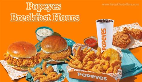 What are Popeyes Breakfast Hours? Daily Menu Options - Breakfast Offers