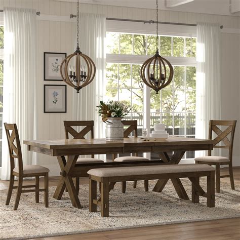 Dining Room Tables With Bench