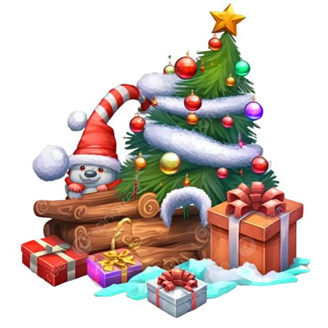 Christmas Gifts Around Tree, Christmas Tree, Christmas Gifts, Christmas Persons PNG Transparent ...